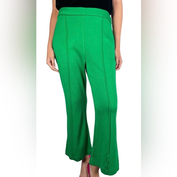 Tuckernuck x Atlantic-Pacific Vibrant Green Wide Leg Pants - Picture 1 of 4